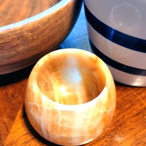 Stunning Marbled Onyx Stone Mug/Cup/Succulent Pot/ Dish